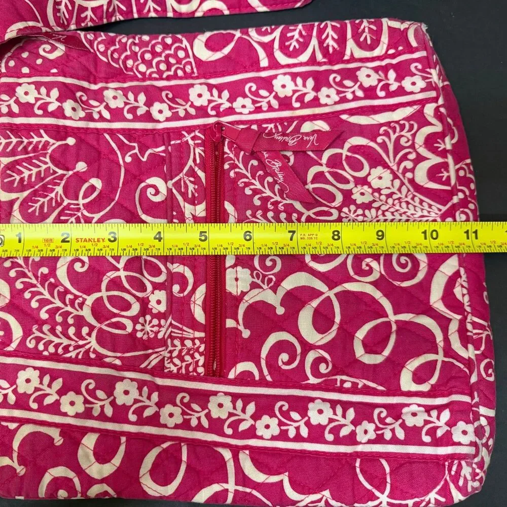 Vera Bradley Hipster Crossbody Twirly Bird Pink Retired 2010-2011